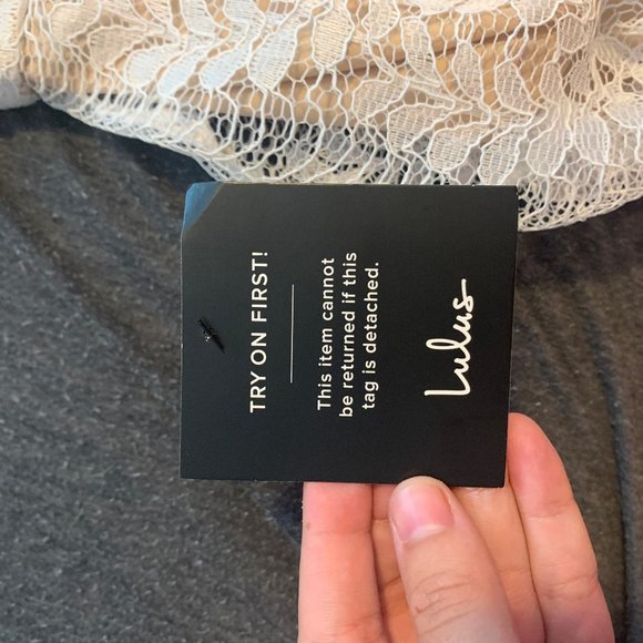 Lulu's All of My Heart White Lace Skater Dress - Picture 2 of 7